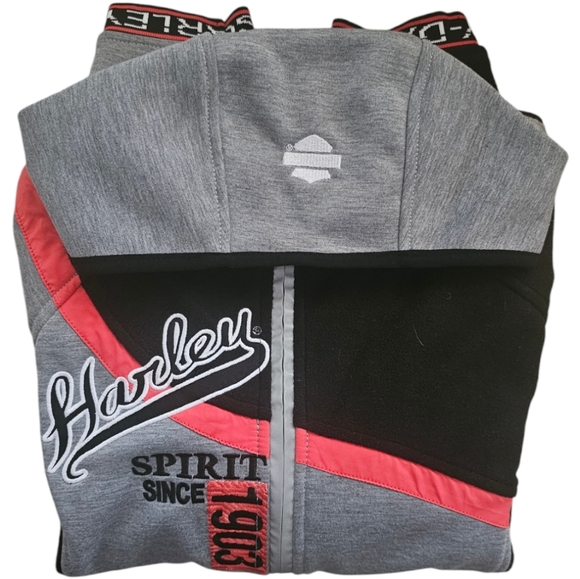 NWOT | Authentic Harley-Davidson | Zip Hooded Jacket | Embroidered Logo Size: XL - Picture 2 of 16